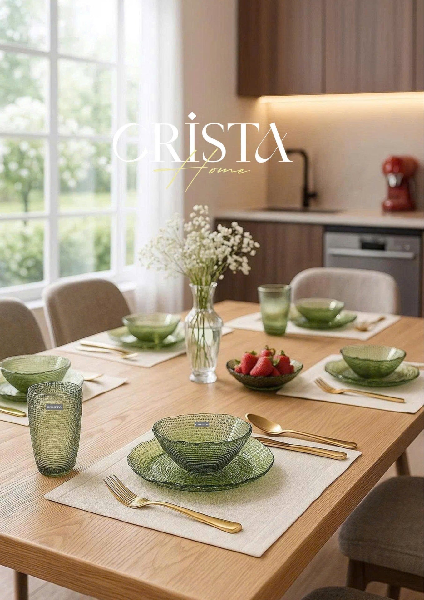 SET OF 6 EMBOSSED MESH-PATTERNED GLASSWARE IN BLUE